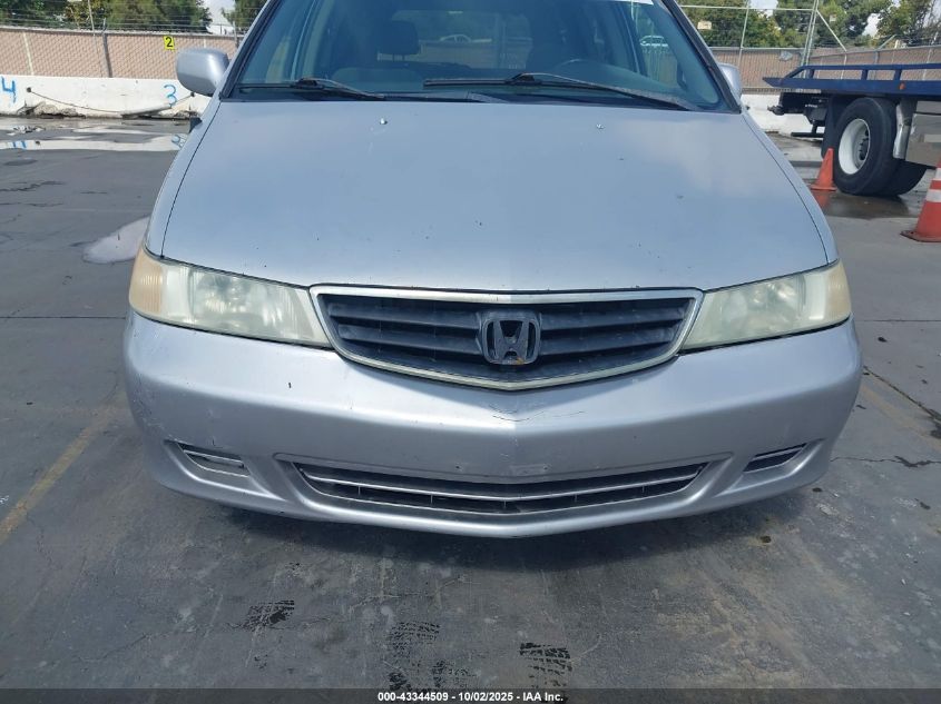2002 Honda Odyssey Ex VIN: 2HKRL18672H510512 Lot: 43344509