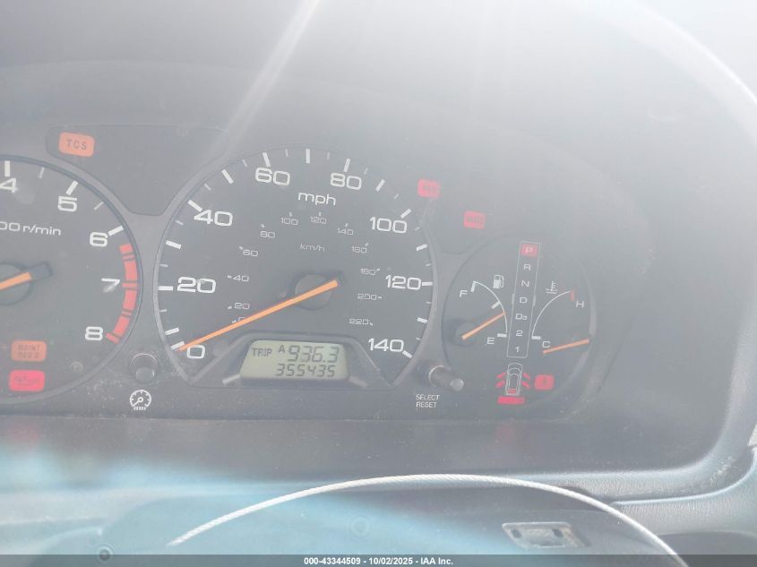 2002 Honda Odyssey Ex VIN: 2HKRL18672H510512 Lot: 43344509