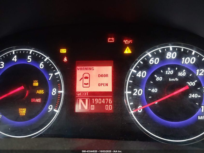 2008 Infiniti G37 Journey VIN: JNKCV64E38M119977 Lot: 43344520