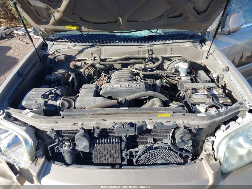 2005 Toyota Sequoia Sr5 V8 VIN: 5TDBT44A35S238133 Lot: 43344533