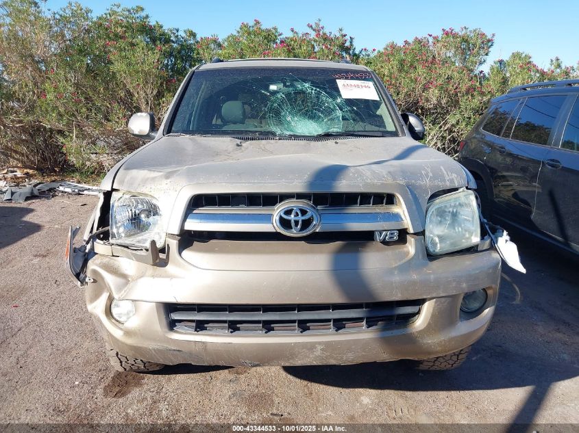 2005 Toyota Sequoia Sr5 V8 VIN: 5TDBT44A35S238133 Lot: 43344533