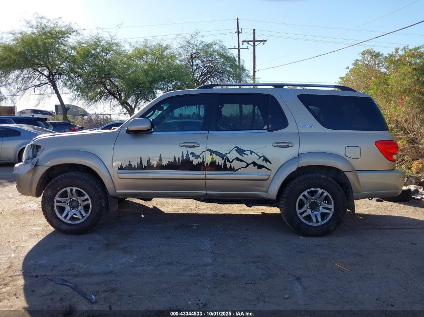 2005 Toyota Sequoia Sr5 V8 VIN: 5TDBT44A35S238133 Lot: 43344533