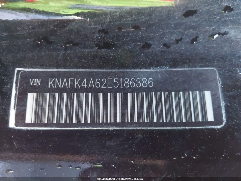 2014 Kia Forte Lx VIN: KNAFK4A62E5186386 Lot: 43344558