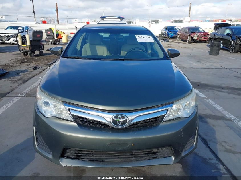 2012 Toyota Camry Le VIN: 4T4BF1FK9CR178140 Lot: 43344632