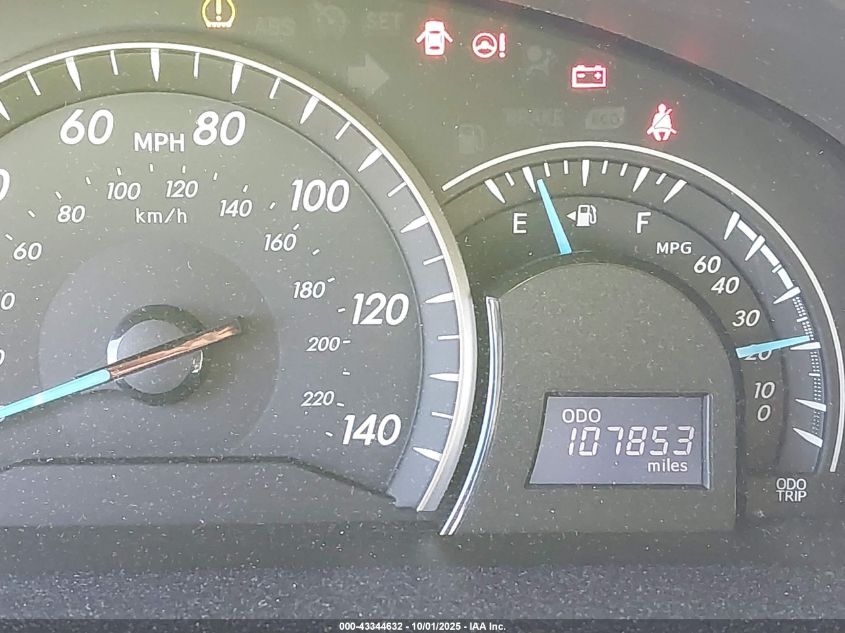 2012 Toyota Camry Le VIN: 4T4BF1FK9CR178140 Lot: 43344632