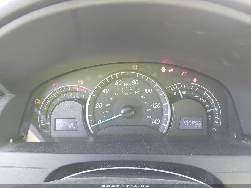 2012 Toyota Camry Le VIN: 4T4BF1FK9CR178140 Lot: 43344632