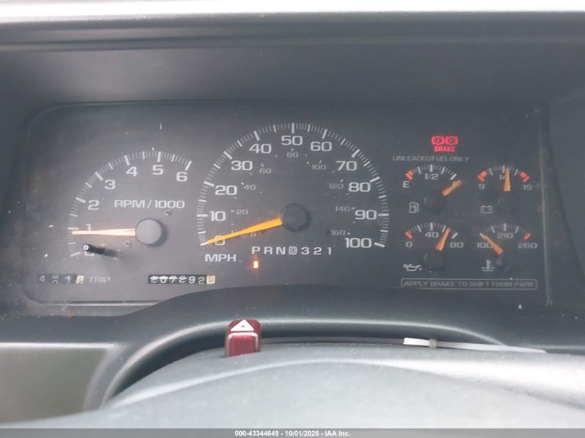 1998 Chevrolet K1500 Fleetside/Silverado Fleetside/Sportside VIN: 1GCEK19R4WE253065 Lot: 43344649