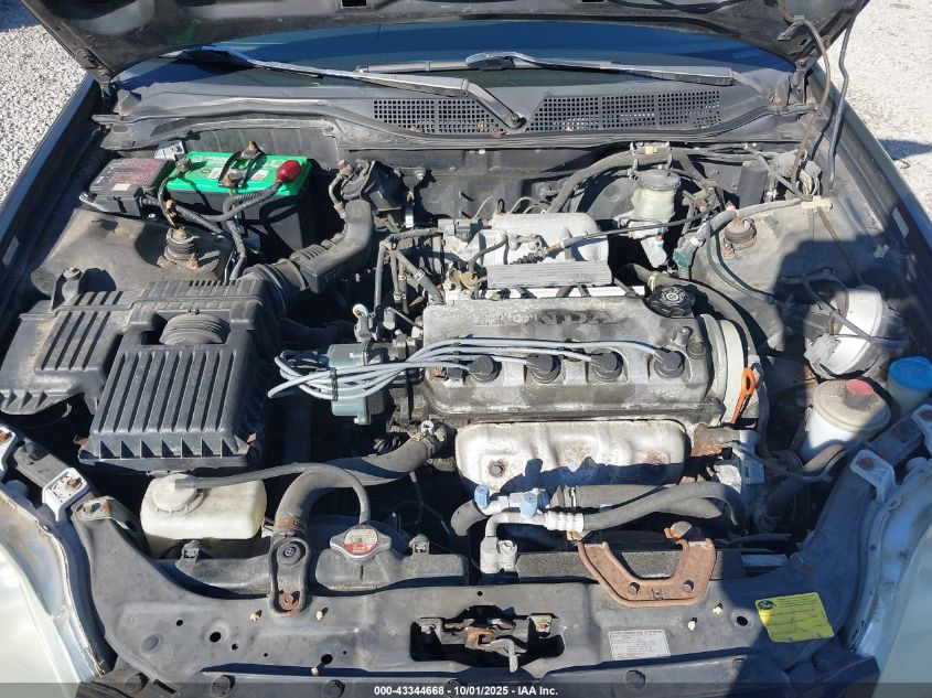 1997 Honda Civic Ex VIN: 1HGEJ8242VL095556 Lot: 43344668