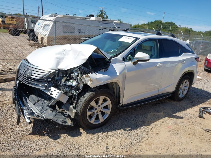 2T2BZMCAXHC071360 2017 LEXUS RX photo no. 2
