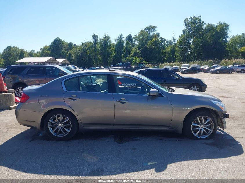 2008 Infiniti G35X VIN: JNKBV61F08M279971 Lot: 43344687