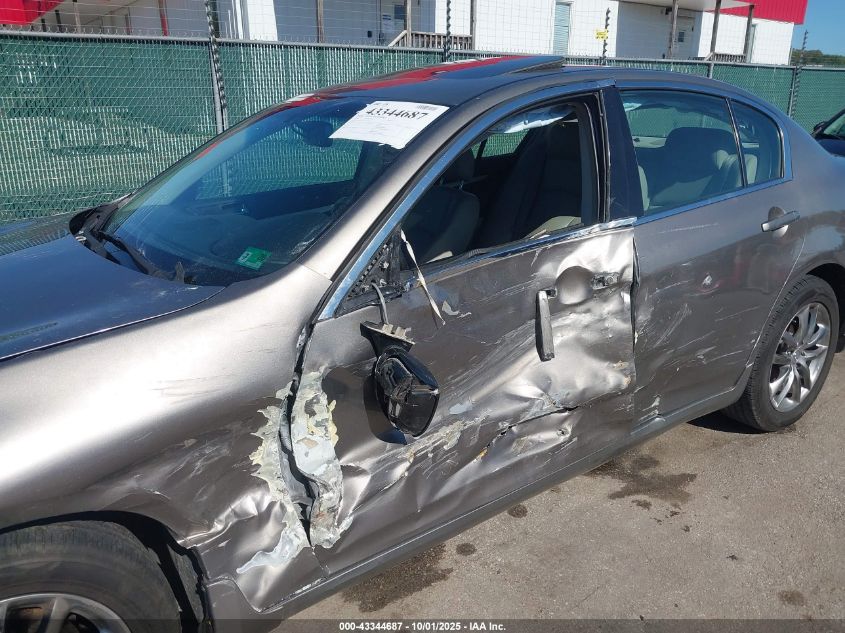 2008 Infiniti G35X VIN: JNKBV61F08M279971 Lot: 43344687