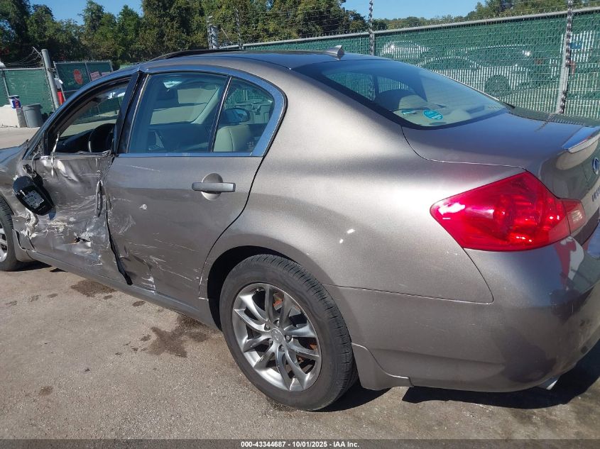 2008 Infiniti G35X VIN: JNKBV61F08M279971 Lot: 43344687