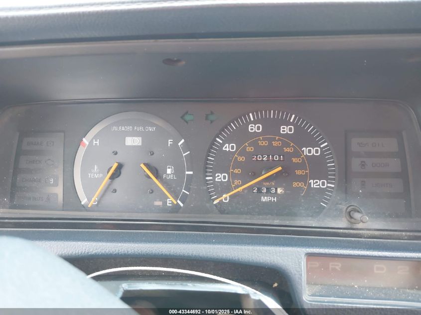 1987 Toyota Camry VIN: V90160303NK Lot: 43344692