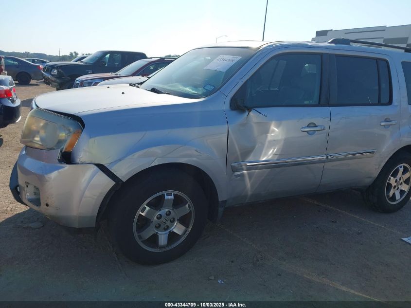 2011 Honda Pilot Touring VIN: 5FNYF4H93BB027712 Lot: 43344709