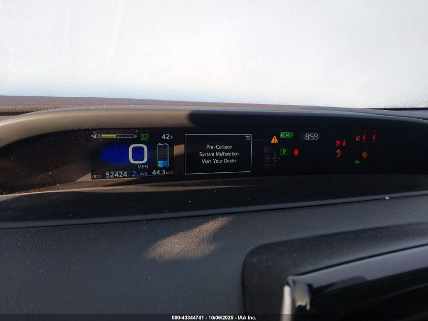 2021 Toyota Prius Xle Awd-E VIN: JTDL9MFU4M3029798 Lot: 43344741