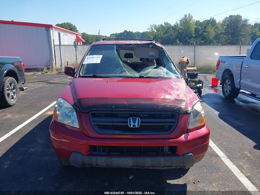2005 Honda Pilot Ex-L VIN: 2HKYF18505H550106 Lot: 43344745