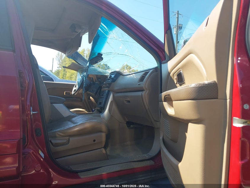 2005 Honda Pilot Ex-L VIN: 2HKYF18505H550106 Lot: 43344745