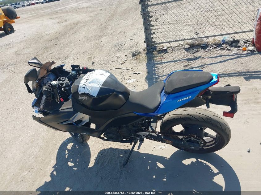 2018 Kawasaki Ex400 VIN: JKAEXKH14JDA05753 Lot: 43344755