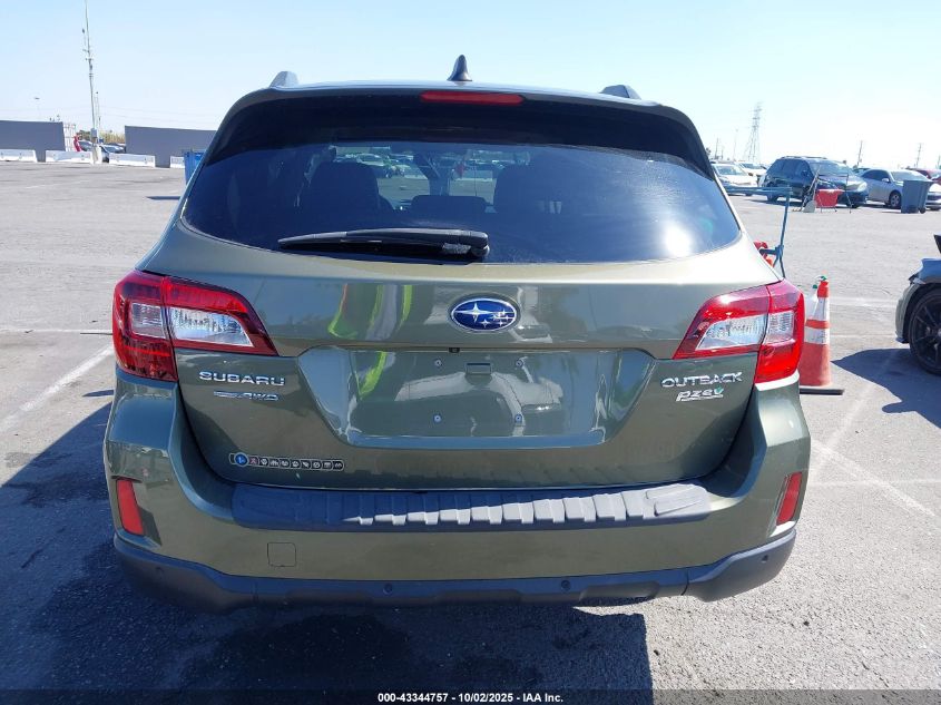 2017 Subaru Outback 2.5I Touring VIN: 4S4BSATC1H3333604 Lot: 43344757