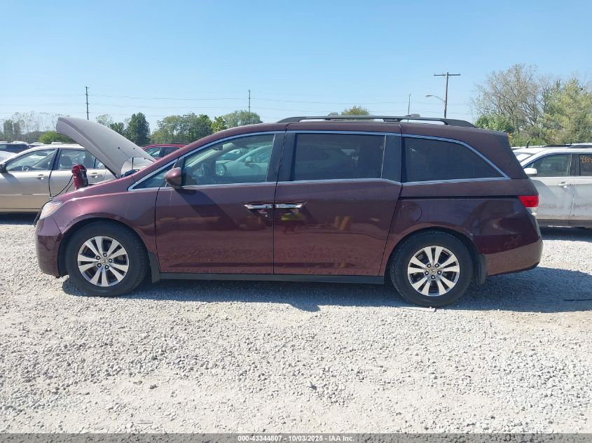2014 Honda Odyssey Ex-L VIN: 5FNRL5H62EB056731 Lot: 43344807
