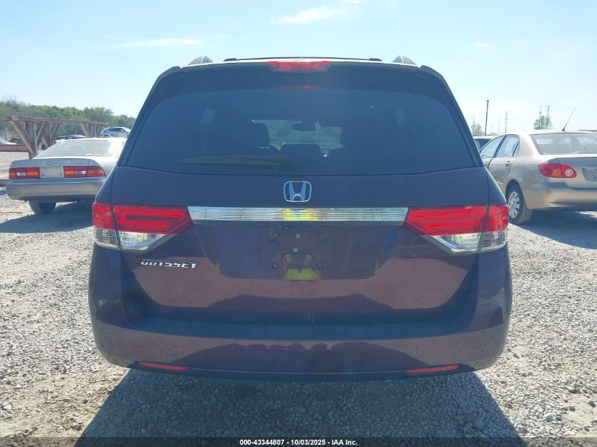 2014 Honda Odyssey Ex-L VIN: 5FNRL5H62EB056731 Lot: 43344807