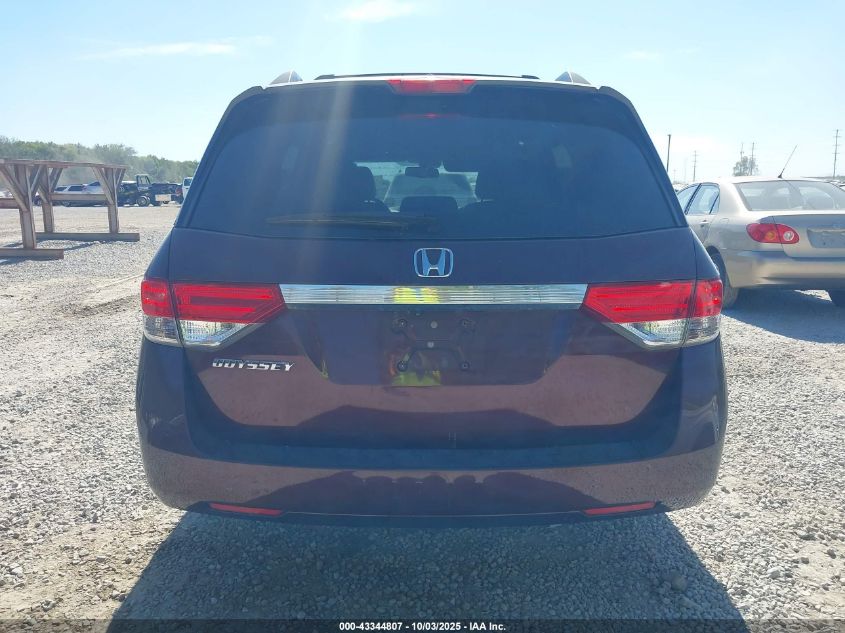 2014 Honda Odyssey Ex-L VIN: 5FNRL5H62EB056731 Lot: 43344807