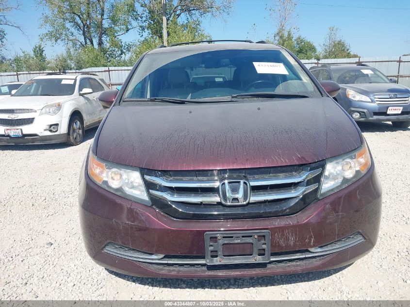 2014 Honda Odyssey Ex-L VIN: 5FNRL5H62EB056731 Lot: 43344807
