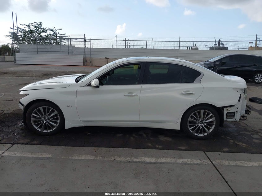 2018 Infiniti Q50 3.0T Luxe VIN: JN1EV7AP6JM350869 Lot: 43344808