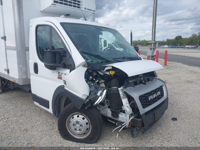 2021 Ram Promaster 3500 Cab Low Roof VIN: 3C7WRVFG1ME572969 Lot: 43344816