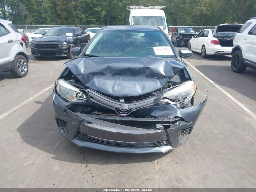 2015 Toyota Corolla Le VIN: 2T1BURHE4FC236666 Lot: 43344827