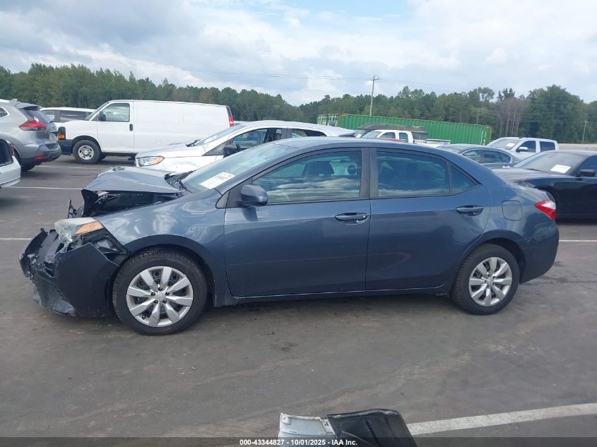 2015 Toyota Corolla Le VIN: 2T1BURHE4FC236666 Lot: 43344827