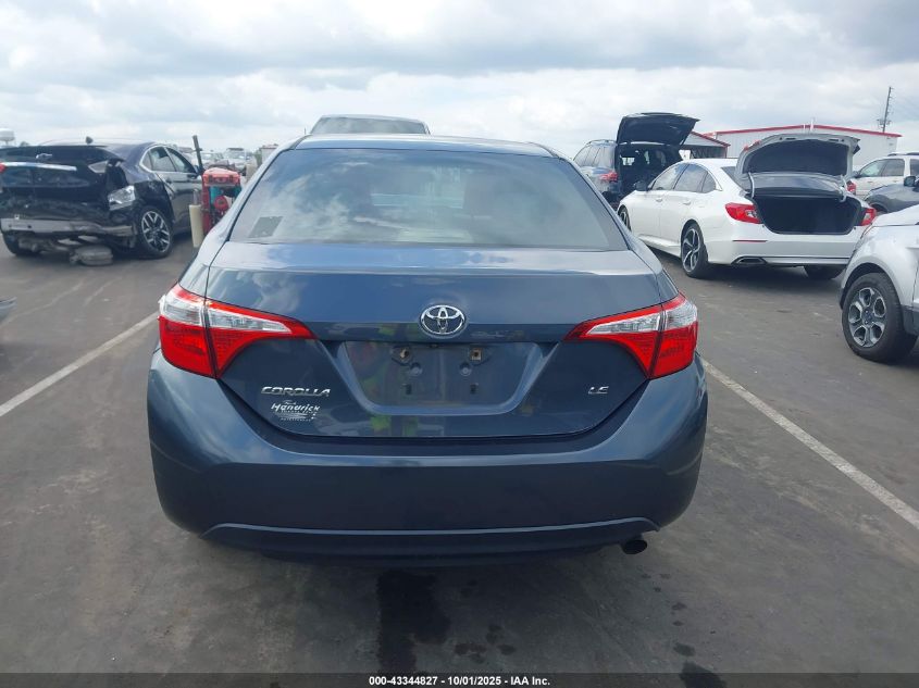2015 Toyota Corolla Le VIN: 2T1BURHE4FC236666 Lot: 43344827