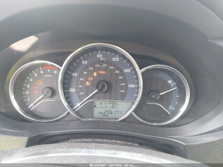 2015 Toyota Corolla Le VIN: 2T1BURHE4FC236666 Lot: 43344827