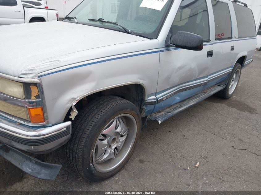 1993 Chevrolet Suburban K1500 VIN: 1GNFK16KXPJ306881 Lot: 43344876