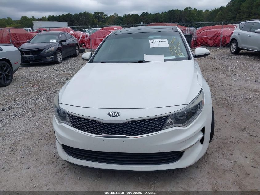 2016 Kia Optima Ex VIN: 5XXGU4L34GG065927 Lot: 43344898
