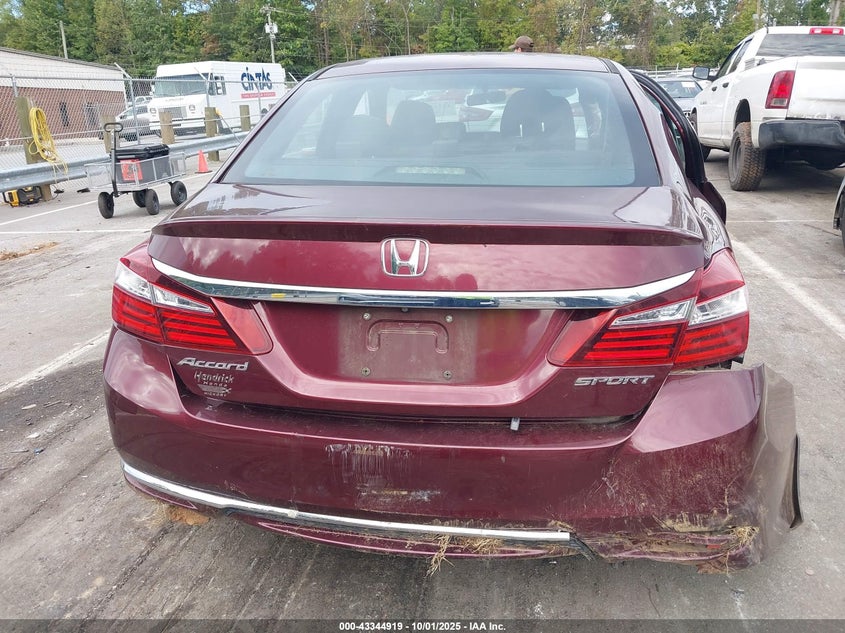 2016 HONDA ACCORD SPORT - 1HGCR2F56GA034886