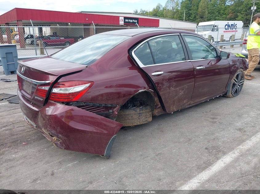 2016 HONDA ACCORD SPORT - 1HGCR2F56GA034886