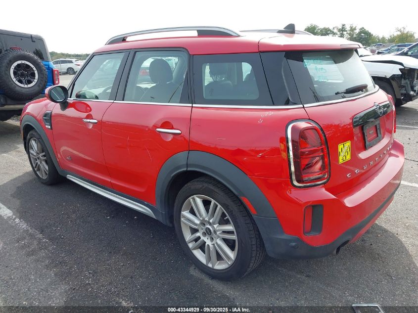 2022 MINI COUNTRYMAN COOPER - WMZ43BR07N3N69702