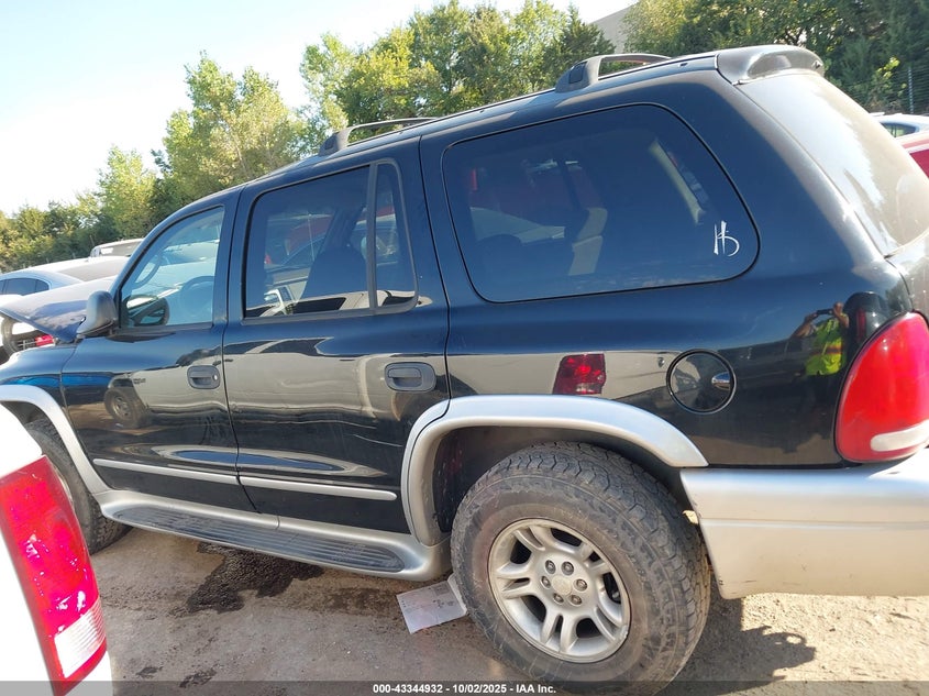 2003 Dodge Durango Slt Plus VIN: 1D8HS58N73F612726 Lot: 43344932