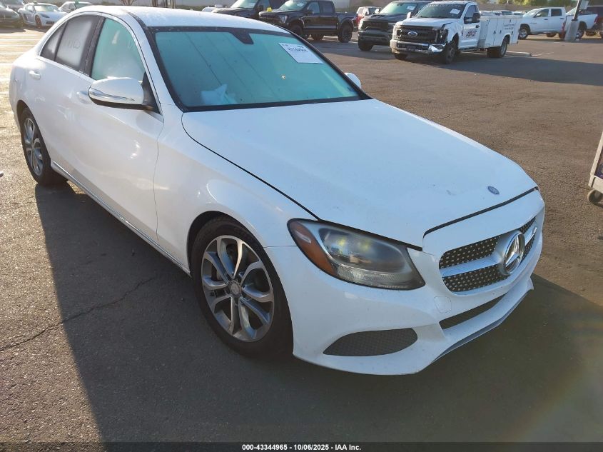 2015 Mercedes-Benz C 300 VIN: 55SWF4JB0FU081557 Lot: 43344965
