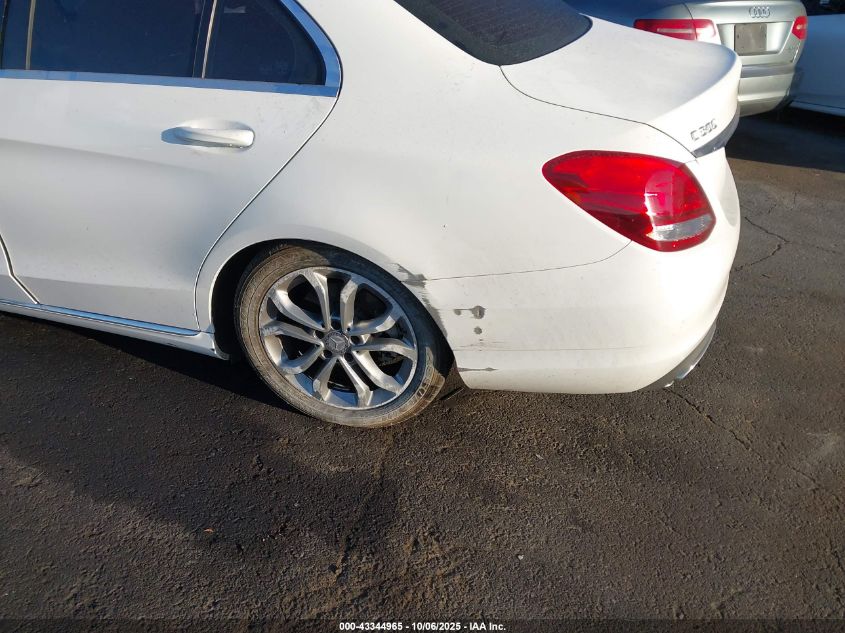 2015 Mercedes-Benz C 300 VIN: 55SWF4JB0FU081557 Lot: 43344965