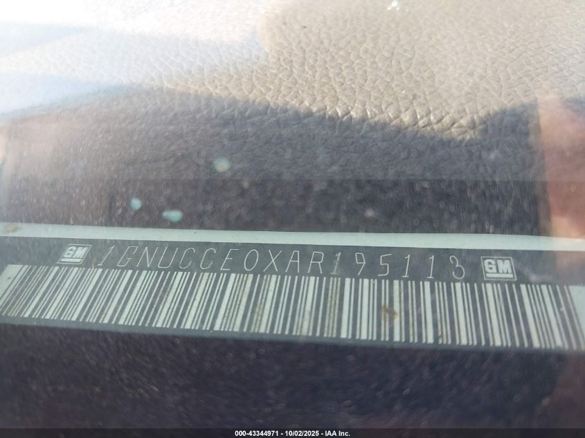 2010 Chevrolet Tahoe Ltz VIN: 1GNUCCE0XAR195113 Lot: 43344971