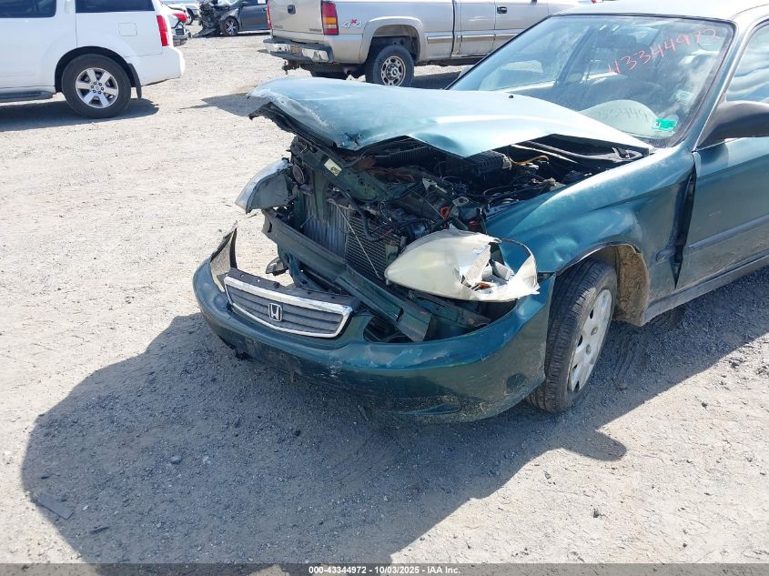 2000 Honda Civic Lx VIN: 2HGEJ6674YH511875 Lot: 43344972