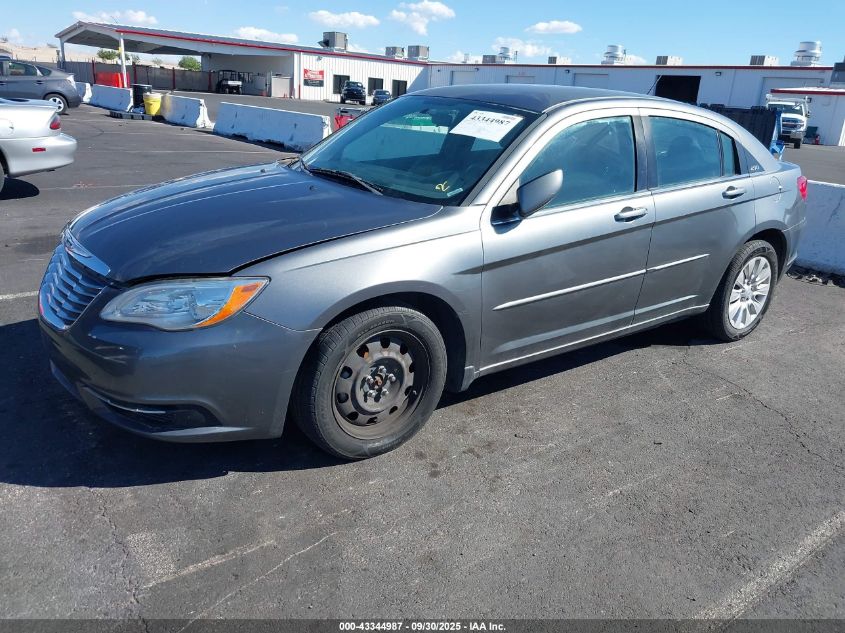 2012 Chrysler 200 Lx VIN: 1C3CCBAB7CN212695 Lot: 43344987