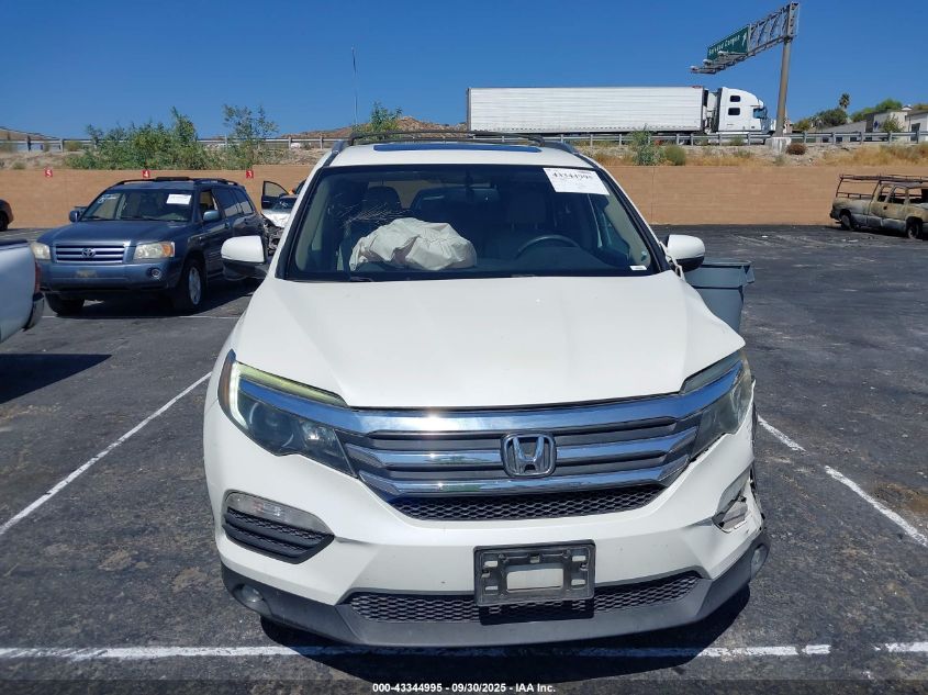 2016 Honda Pilot Ex-L VIN: 5FNYF6H7XGB043603 Lot: 43344995