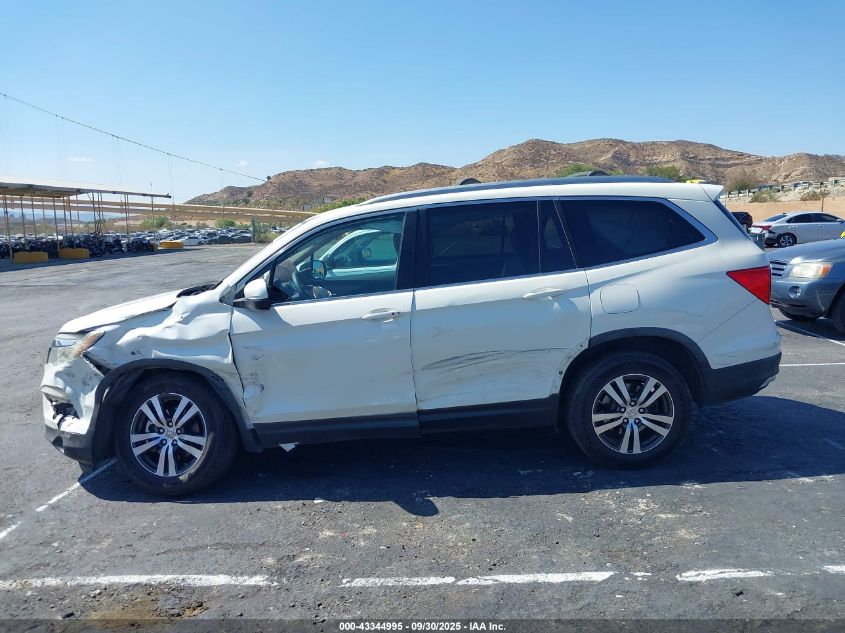 2016 Honda Pilot Ex-L VIN: 5FNYF6H7XGB043603 Lot: 43344995