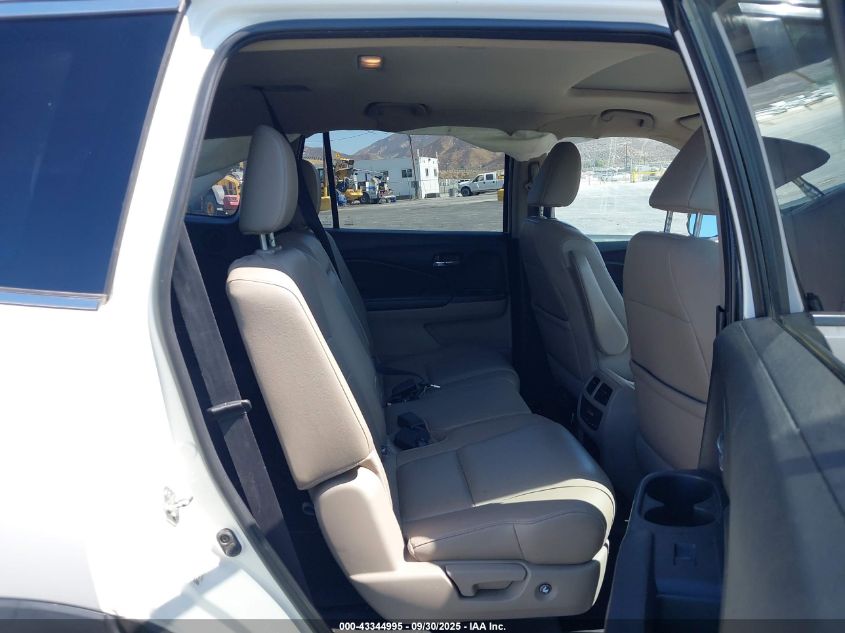 2016 Honda Pilot Ex-L VIN: 5FNYF6H7XGB043603 Lot: 43344995