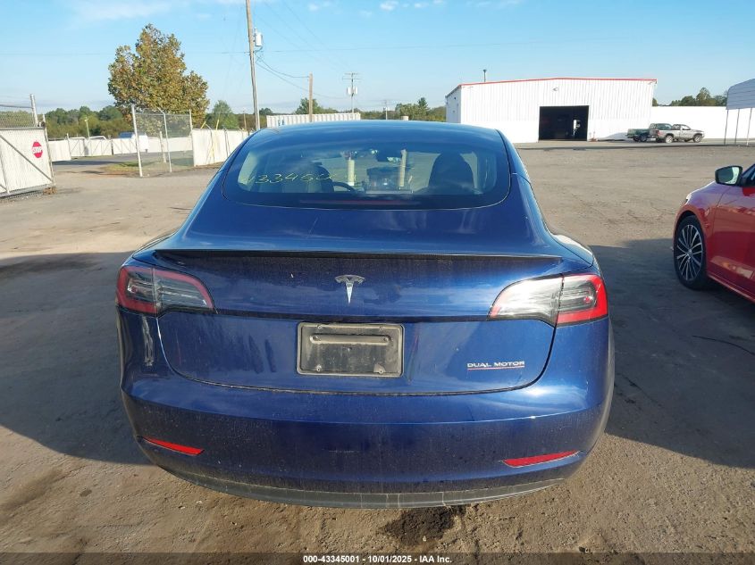 2023 Tesla Model 3 Performance Dual Motor All-Wheel Drive VIN: 5YJ3E1EC1PF602389 Lot: 43345001
