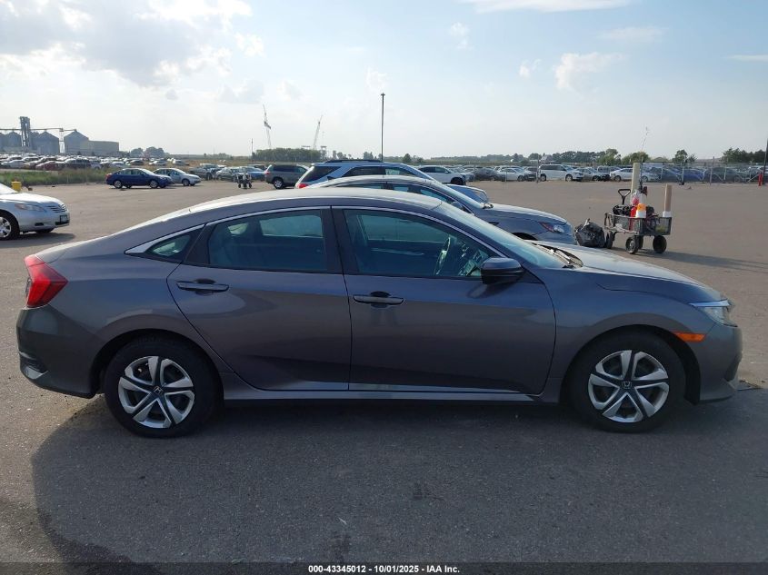 2017 Honda Civic Lx VIN: 19XFC2F52HE036159 Lot: 43345012