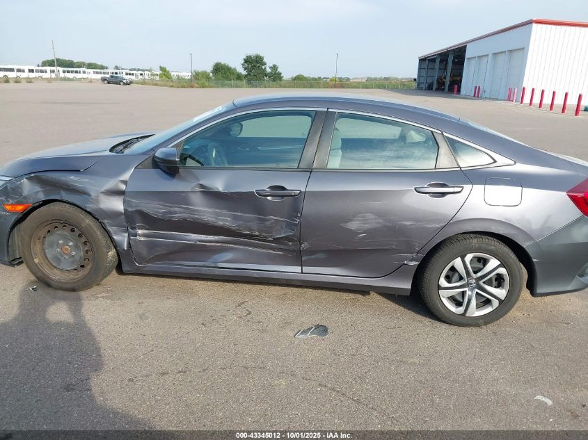 2017 Honda Civic Lx VIN: 19XFC2F52HE036159 Lot: 43345012